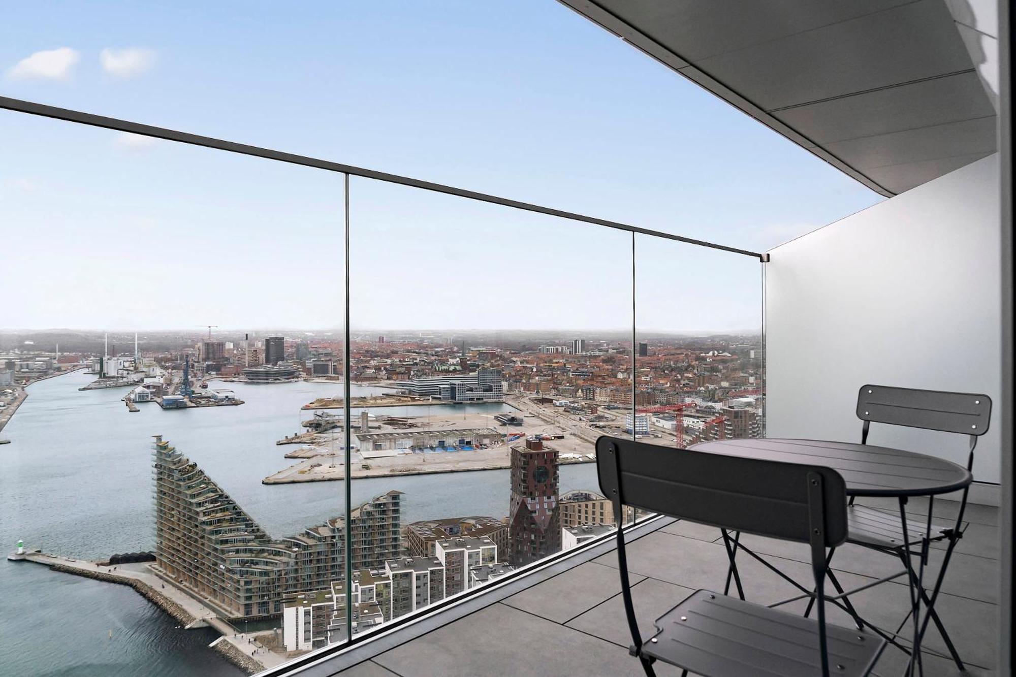 Penthouse Paradise On 39Th Floor Apartment Aarhus Exterior photo